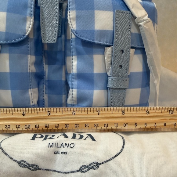 PRADA Small Printed Re-Nylon Backpack - NEW - Picture 8 of 10